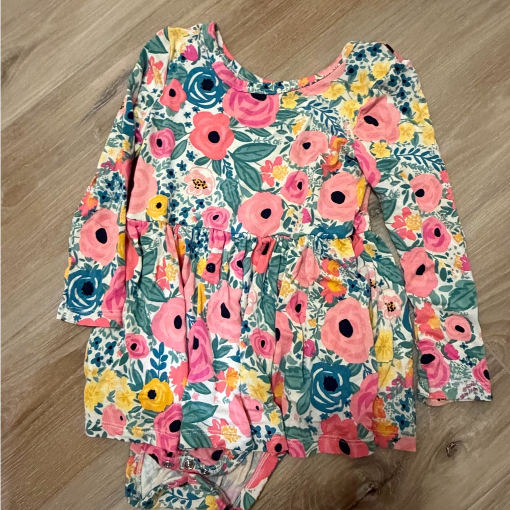 Little Sleepies Floral Play Twirl Dress